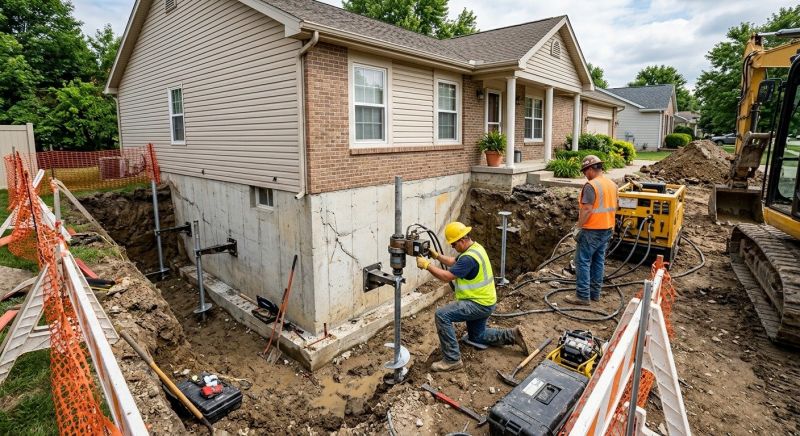 Foundation Repair in Tolland, CT