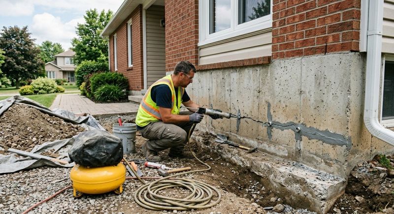 Basement Foundation Repair in Brooklyn, CT