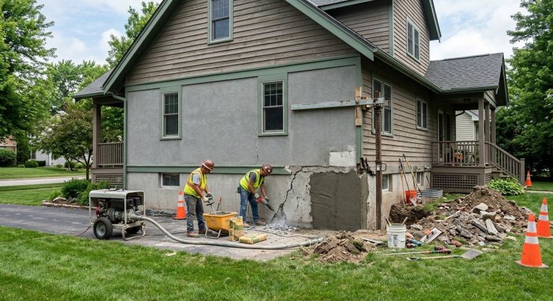 Building Foundation Repair in Longmeadow, MA