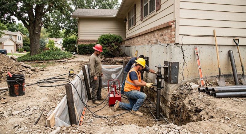 Concrete Foundation Repair in Stafford Springs, CT