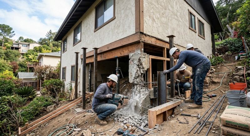 Concrete Foundation Repair in Weatogue, CT