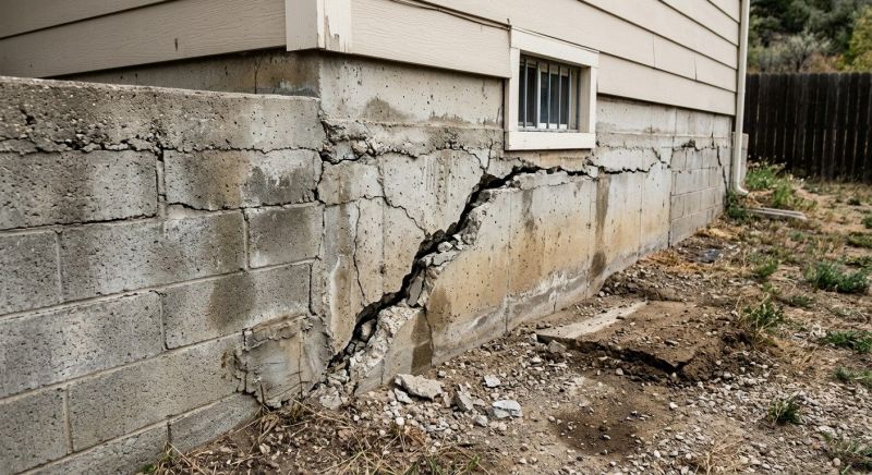 Cracked Foundation Repair in East Hampton, CT