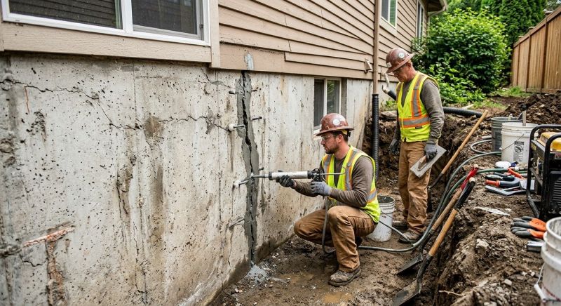 Cracked Foundation Repair in Windsor, CT