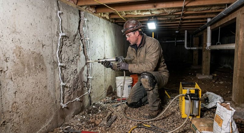 Crawl Space Leveling in Tolland, CT