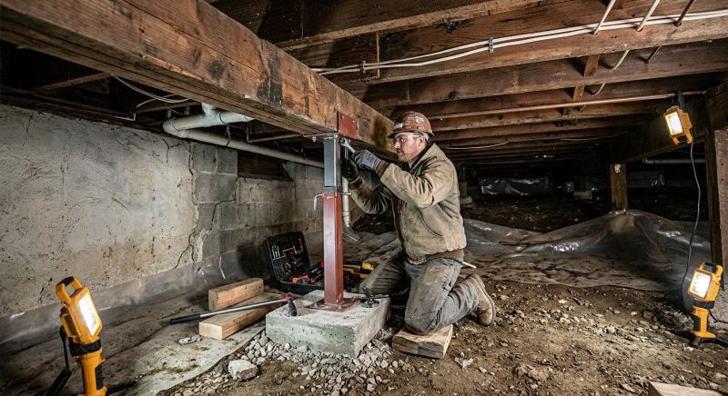 Crawlspace Foundation Repair in Chicopee, MA