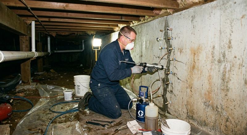 Crawlspace Foundation Repair in West Suffield, CT