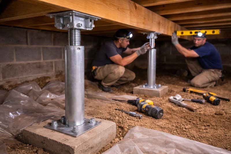 Crawlspace Structural Repair in Tolland, CT