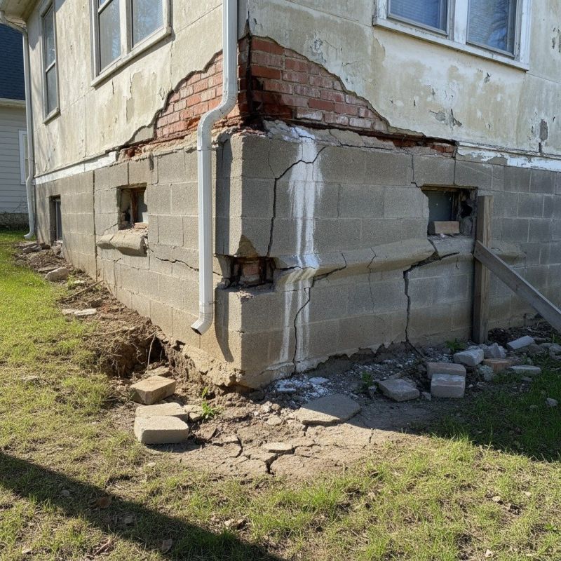 Foundation Crack Repair in West Suffield, CT
