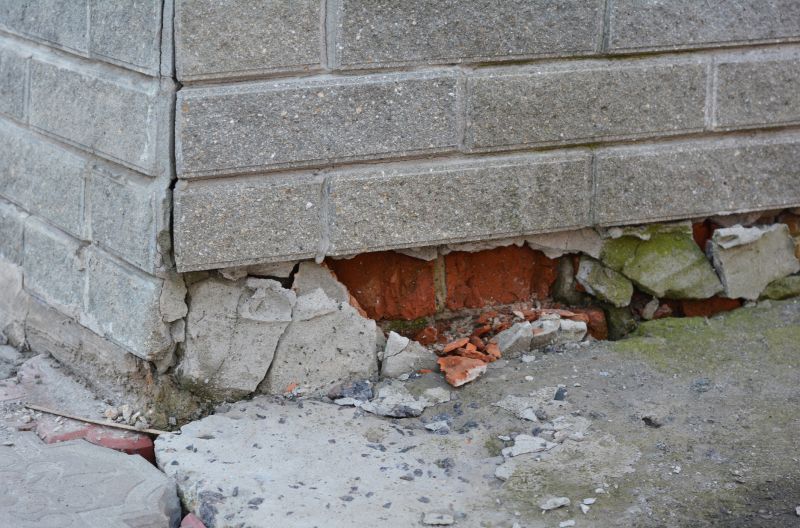 Foundation Damage Repair in Pomfret Center, CT