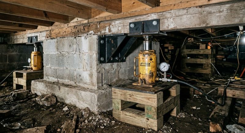 Foundation Jacking in Andover, CT