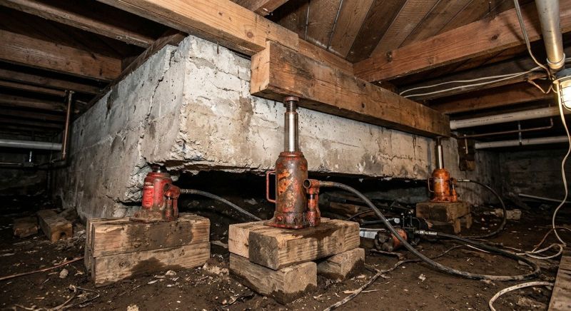 Foundation Jacking in Brimfield, MA