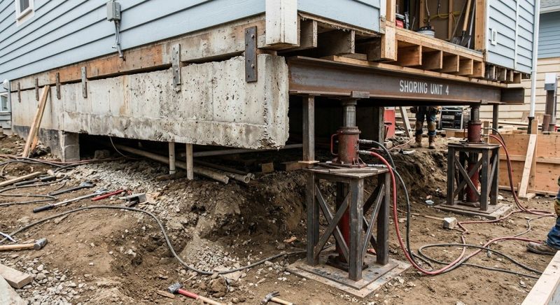 Foundation Jacking in East Granby, CT