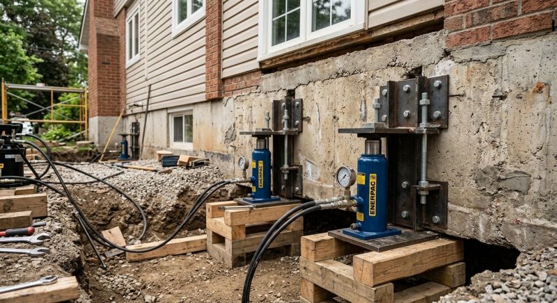 Foundation Jacking in Ellington, CT