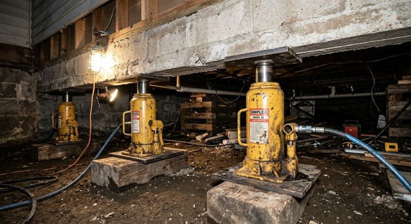 Foundation Jacking in Southbridge, MA
