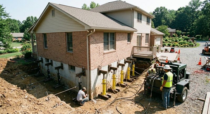 Foundation Jacking in Weatogue, CT