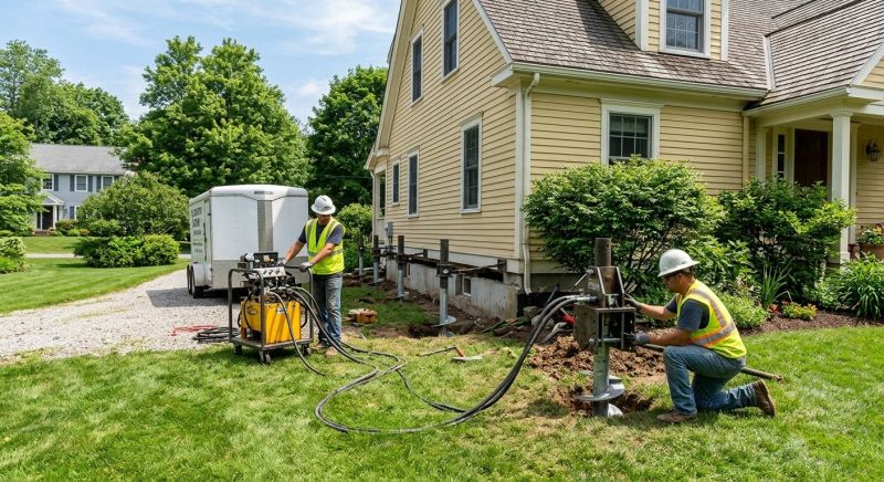 Foundation Lifting in Andover, CT