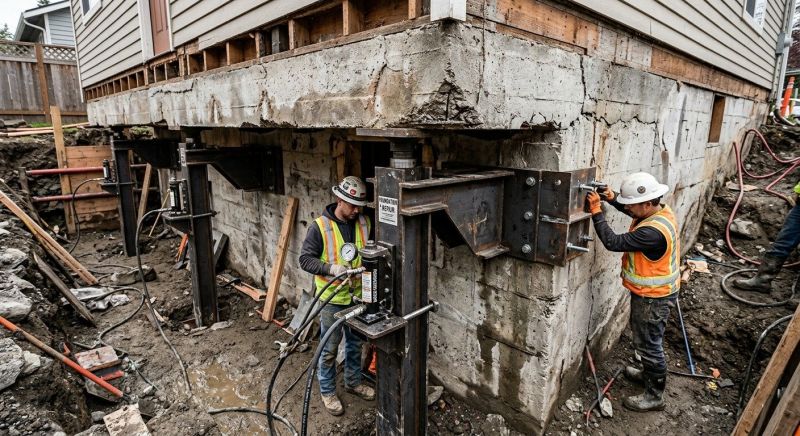 Foundation Lifting in Chicopee, MA