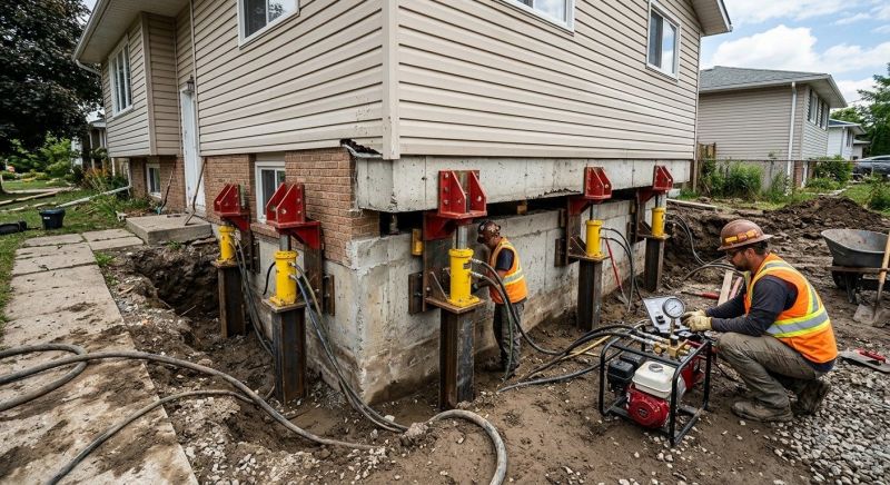 Foundation Lifting in Longmeadow, MA