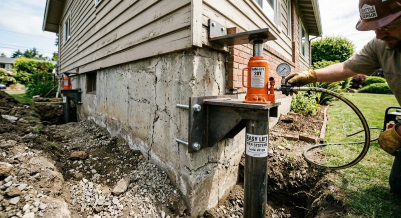 Foundation Lifting in Sturbridge, MA