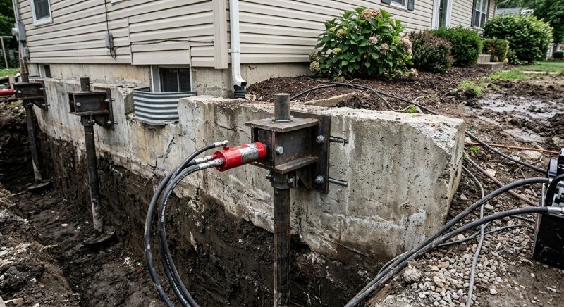 Foundation Pier Leveling in Tolland, CT