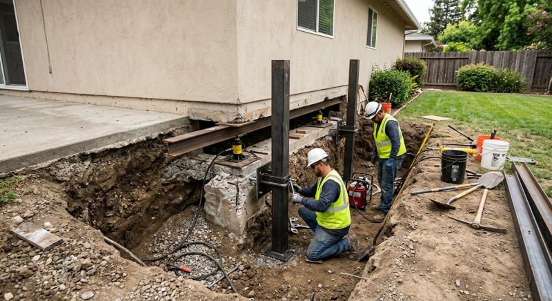 Foundation Pier Repair in Tolland, CT