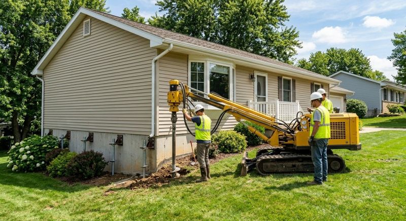 Foundation Raising in Wales, MA