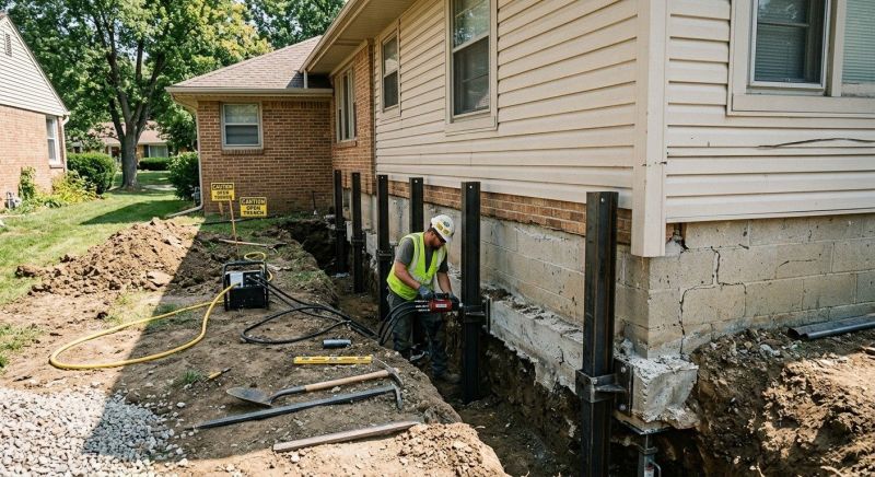 Foundation Renovation in Tolland, CT
