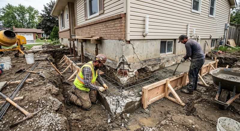 Foundation Repair in Storrs Mansfield, CT