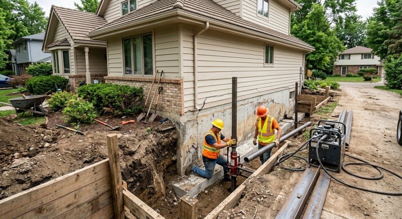 Foundation Repair in West Suffield, CT