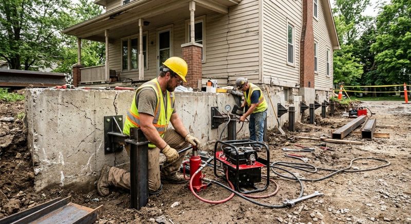 Foundation Stabilizing in Andover, CT