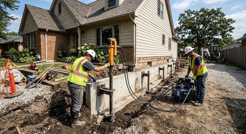 Foundation Stabilizing in Tolland, CT