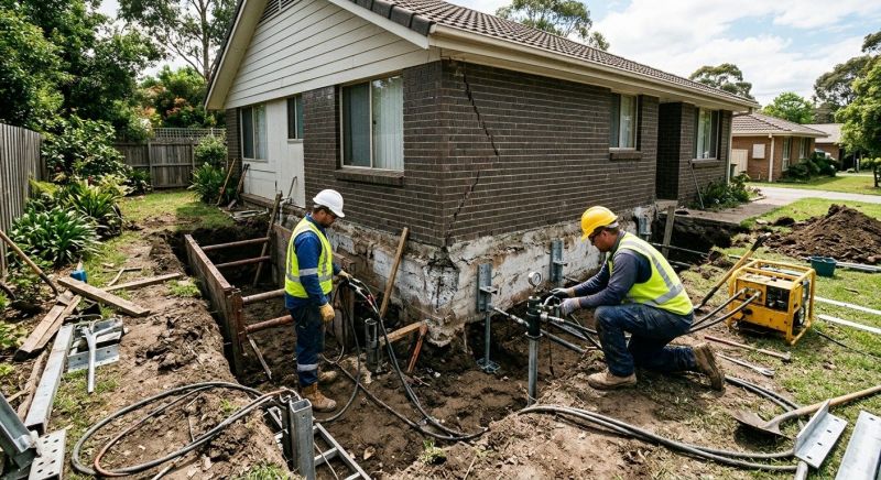 Foundation Stabilizing in Tolland, CT