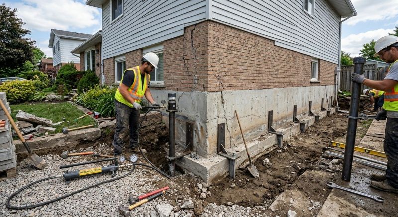 Foundation Stabilizing in Monson, MA