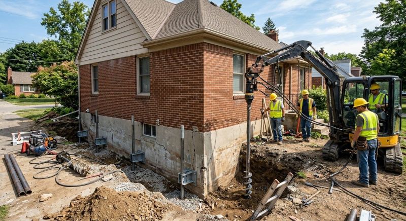 Foundation Stabilizing in West Suffield, CT