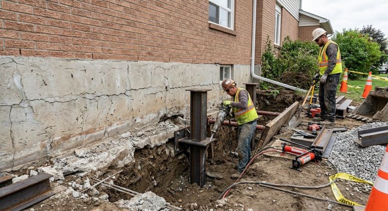 Foundation Structural Repair in West Suffield, CT