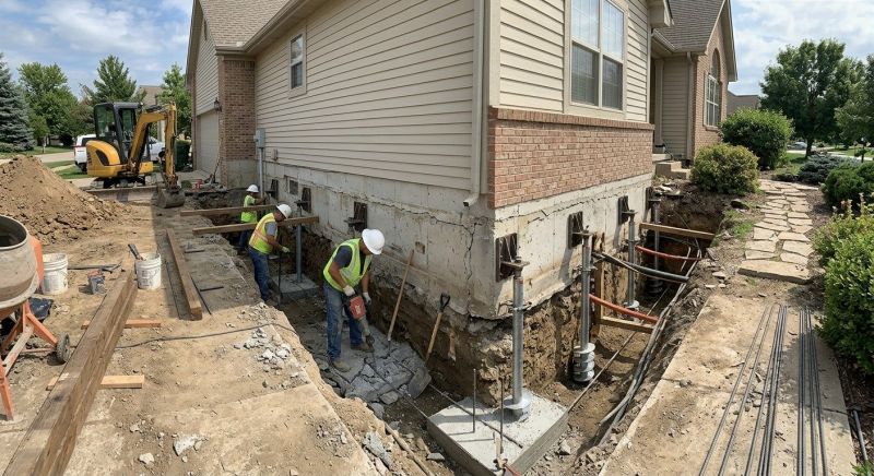 Foundation Underpinning in Tolland, CT
