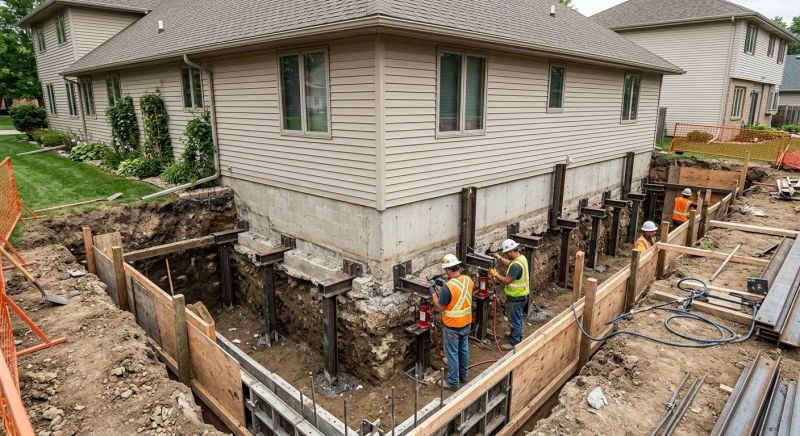 House Underpinning in Tolland, CT
