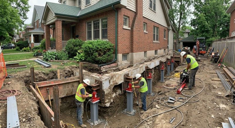 House Underpinning in Tolland, CT
