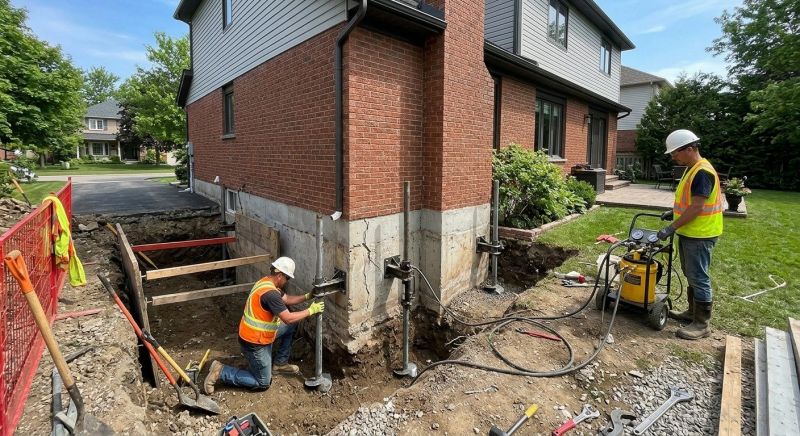 House Underpinning in Tolland, CT