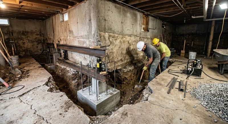 House Underpinning in Tolland, CT