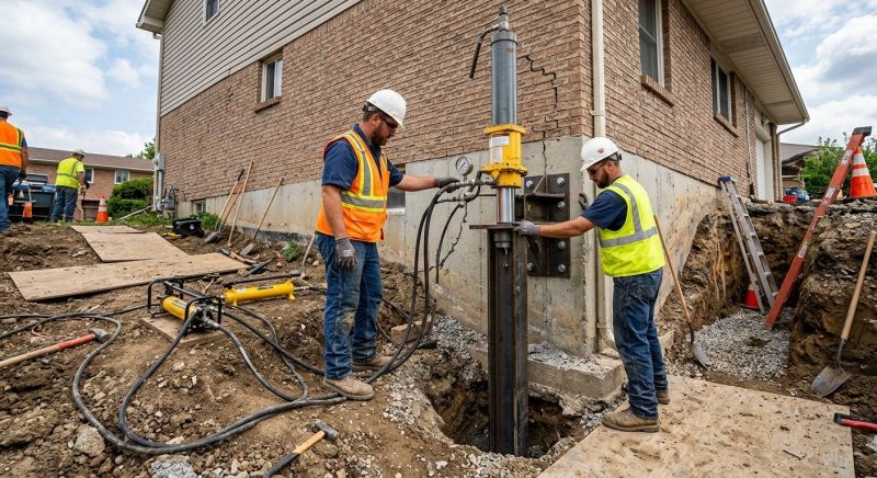Settling Foundation Service in South Windsor, CT