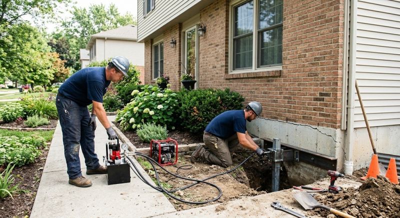 Settling Foundation Service in Suffield, CT