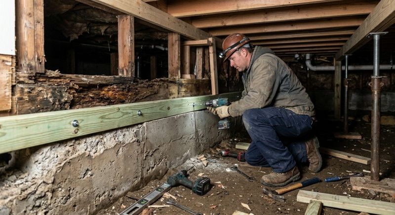 Sinking Foundation Repair in East Granby, CT