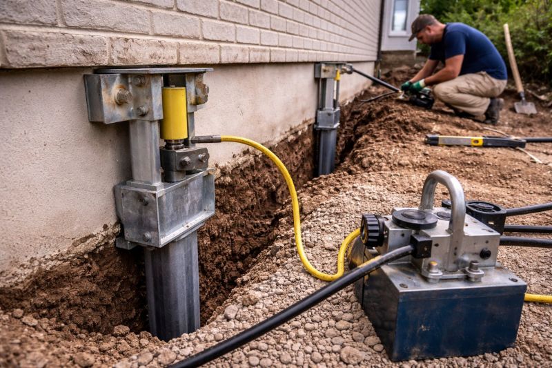 Sinking Foundation Repair in Southwick, MA