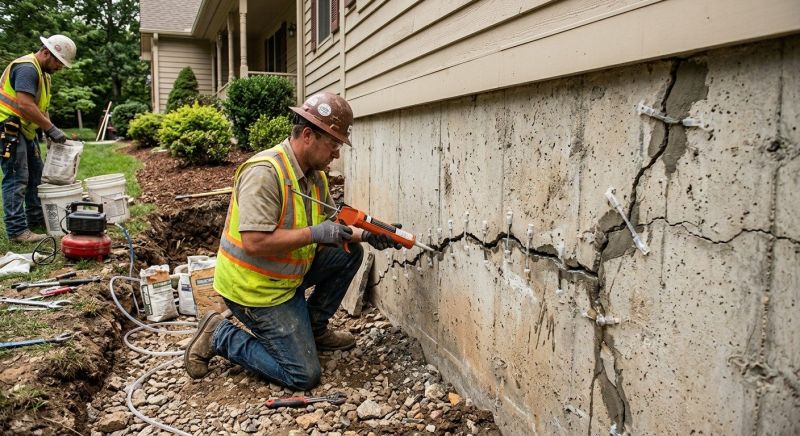 Structural Crack Repair in Tolland, CT