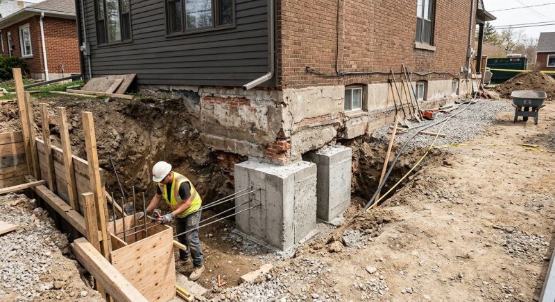Structural Underpinning in Tolland, CT