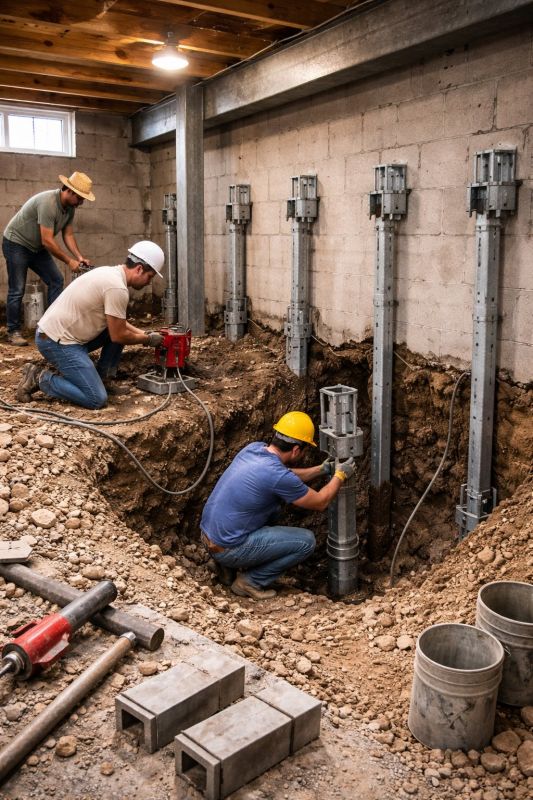 Structural Underpinning in Tolland, CT
