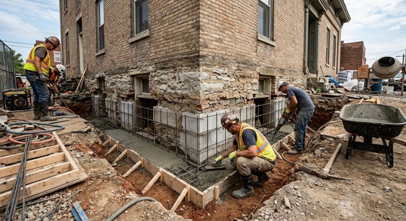 Structural Underpinning in Tolland, CT